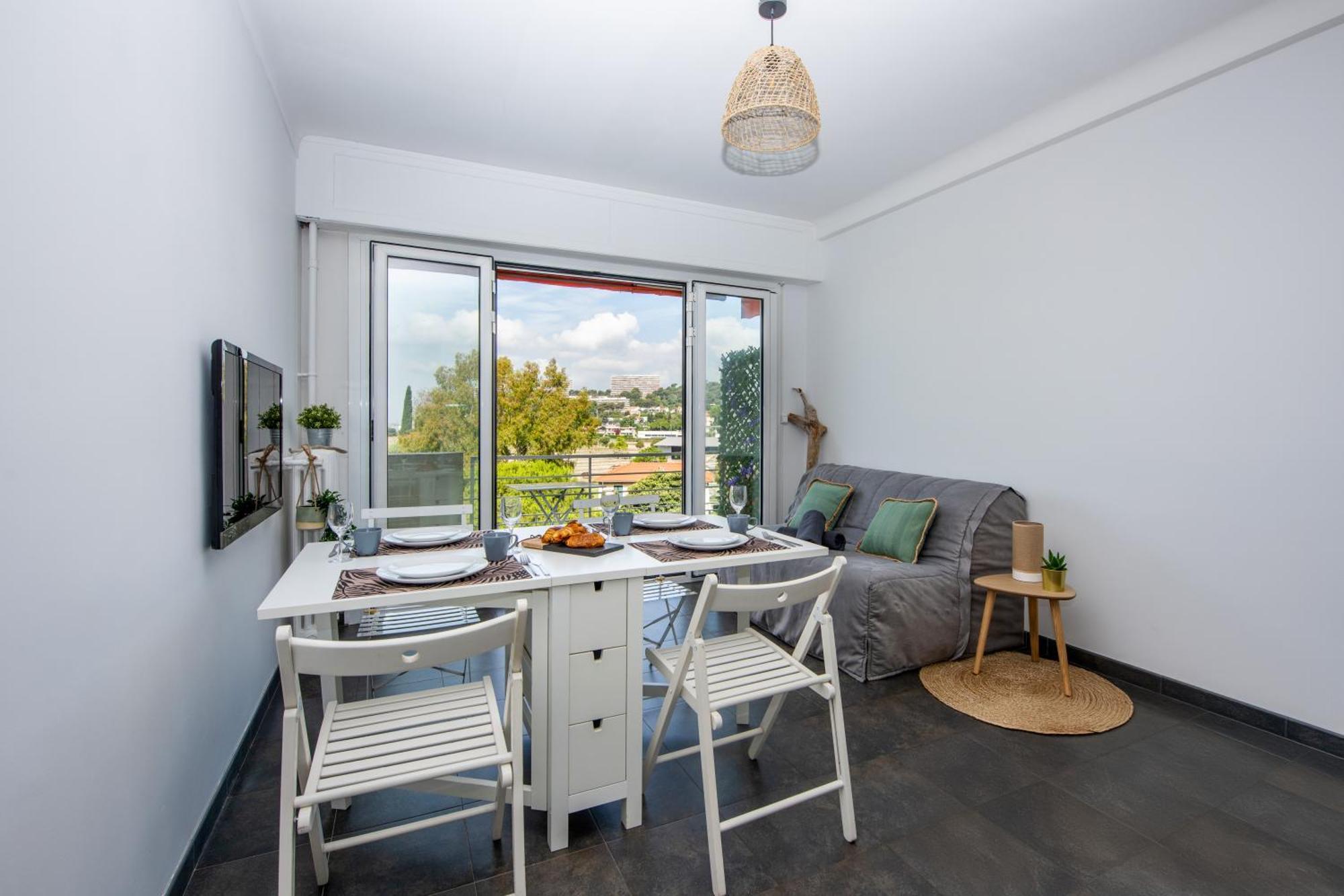Appartement Vue Mer Cagnes-sur-Mer Extérieur photo